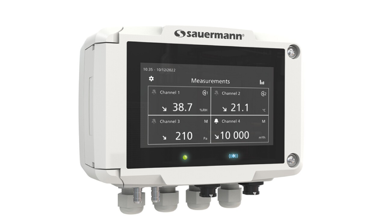 Das Gehäuse des Si-C320 ist wasserdicht, verstärkt und beständig gegen verdampftes Wasserstoffperoxid (VHP)