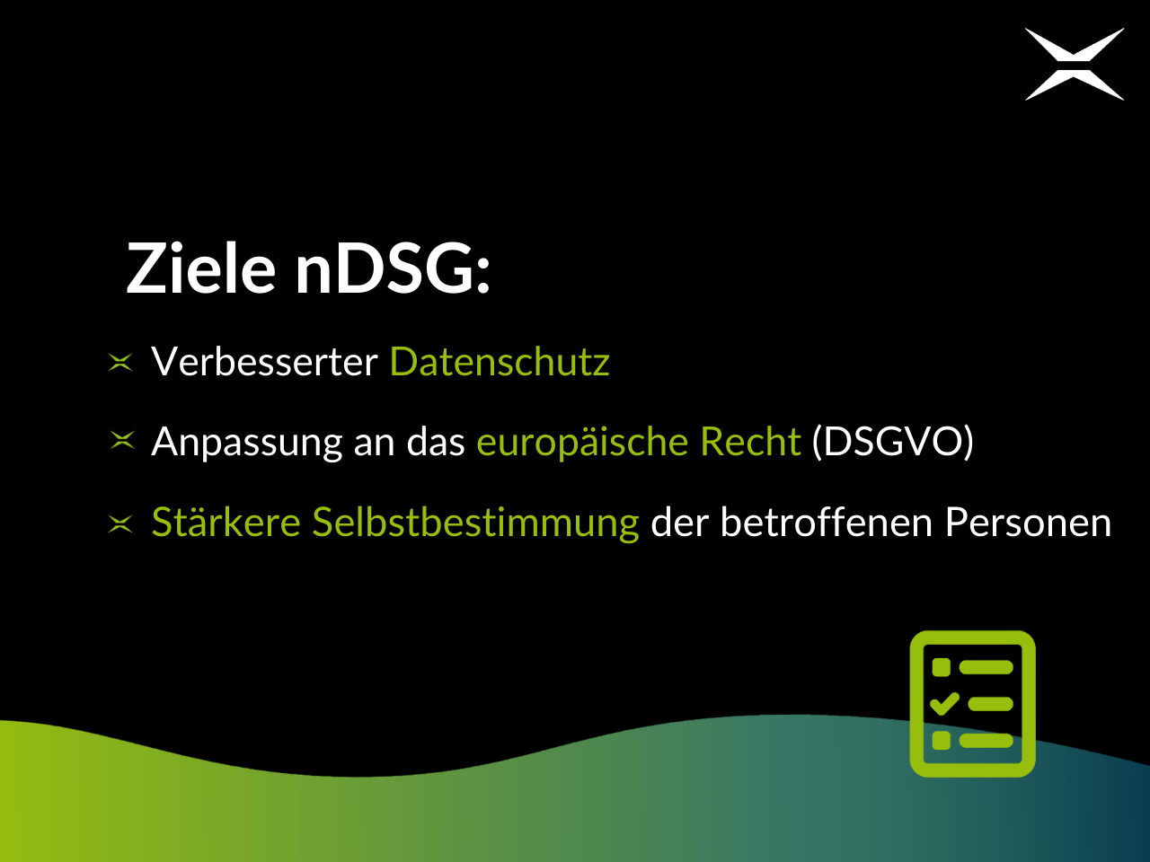 Ziele nDSG Hintergrund der Überarbeitung des DSG